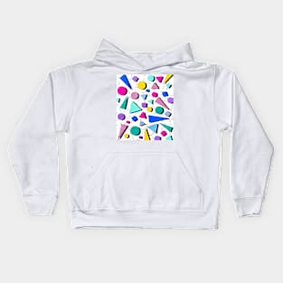 80s pop retro memphis  8 Kids Hoodie